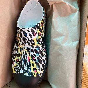 Colorful Leopard Print Kids Shoes Native Jefferson 12